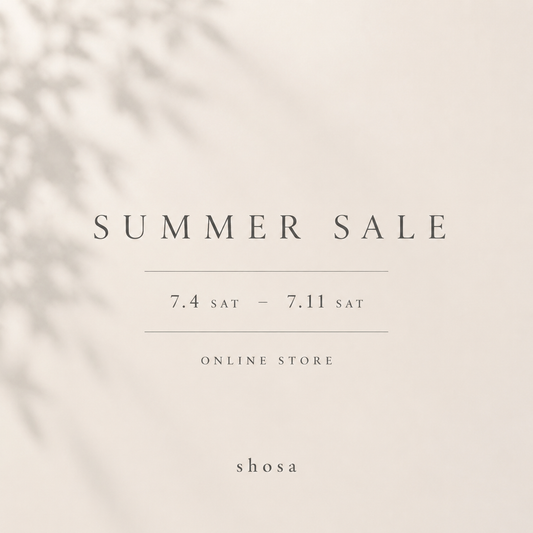 SUMMER SALE開催のお知らせ